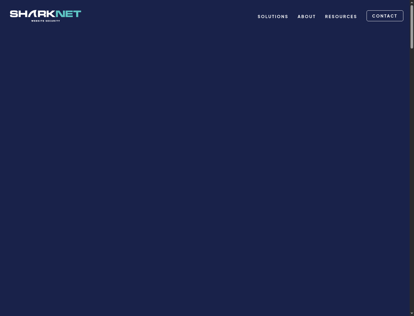 Sharknet website screenshot